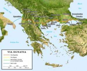 0 map Via Egnatia