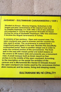 0561 Sultanhani plaque
